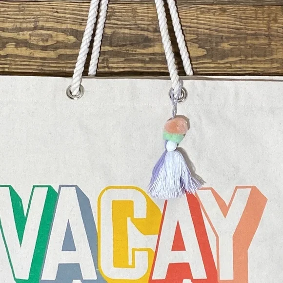 Canvas Beach Tote - Picture 3 of 7